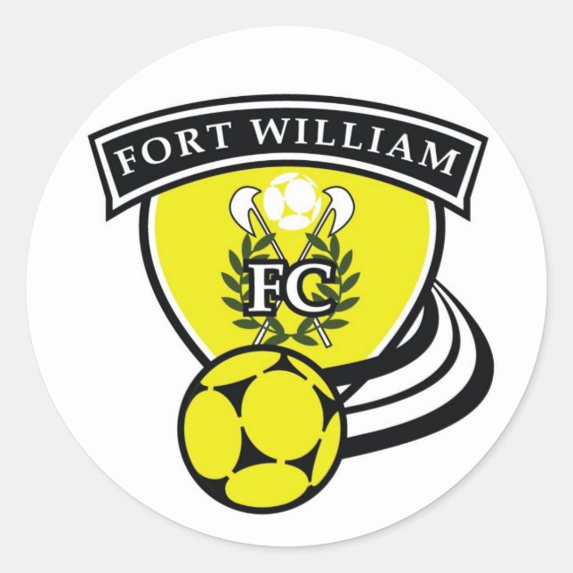 Logo-Team-Kit - Fort William High.. - Maßgeschneid Runder Aufkleber (Vorderseite)