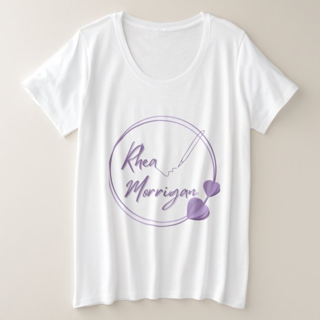 Logo Tee pour les femmes plus auteur (Design devant)
