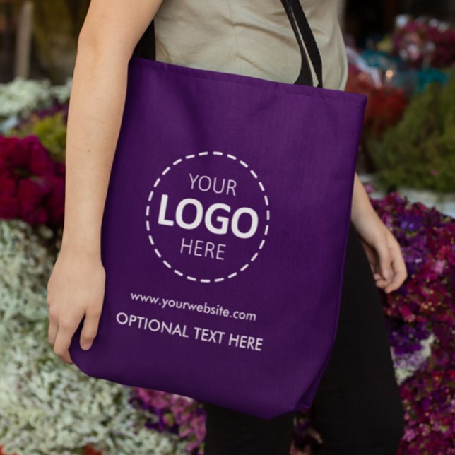 Logo Télécharger Marketing Purple Sac fourre-tout (Créateur téléchargé)