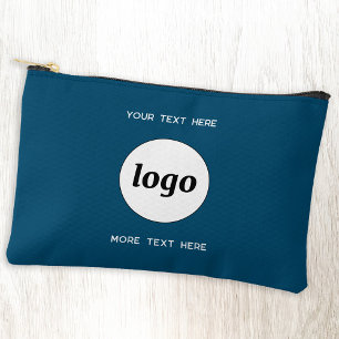 Logo Text Business Promotional Branding Türkisgrün Zubehörtasche
