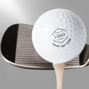Logo Text Weißer Hintergrund Werbeaktion Golfball