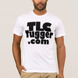 Logo TLC Tugger - schwärzen Sie mit Farbrückseit T-Shirt