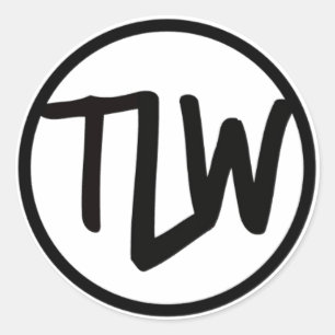 Logo TLW autocollant brillant