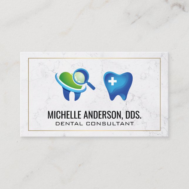 Logo "Tooth Inspection and Aid" Visitenkarte (Vorderseite)