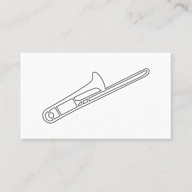 Logo Trombone - Carte de visite (Devant)