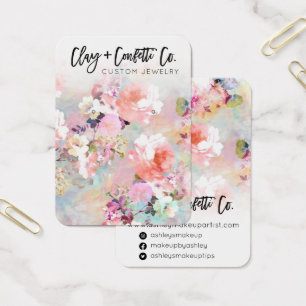 Logo-Typografie Blumenschmuck Ohrring-Anzeige