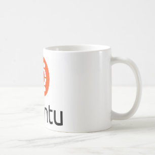 Logo Ubuntus Linux Kaffeetasse
