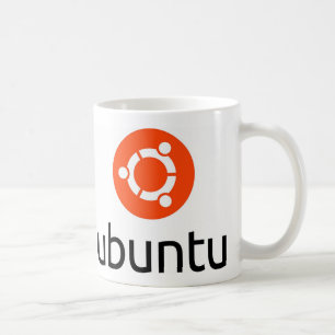 Logo Ubuntus Linux Kaffeetasse