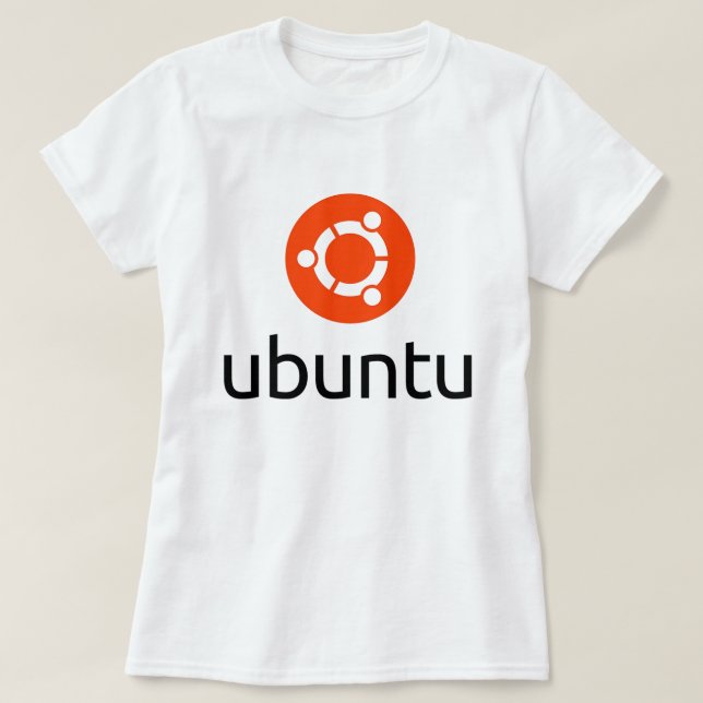 Logo Ubuntus Linux T-Shirt (Design vorne)