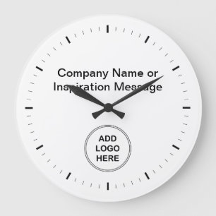 Logo-Uhren Office Company Große Wanduhr