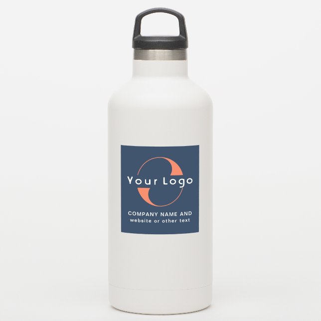 Logo und Text auf dem Wasser-Flaschenhaus-Vinyl-Pl Aufkleber (Wassserflasche)