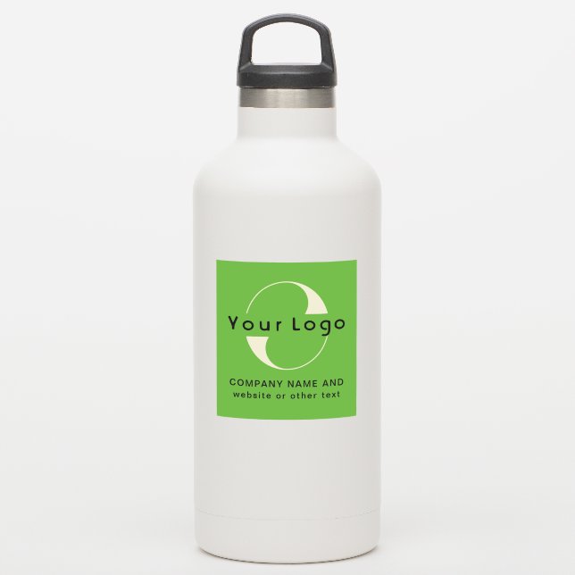 Logo und Text auf dem Wasser-Flaschenhaus-Vinyl-Pl Aufkleber (Wassserflasche)