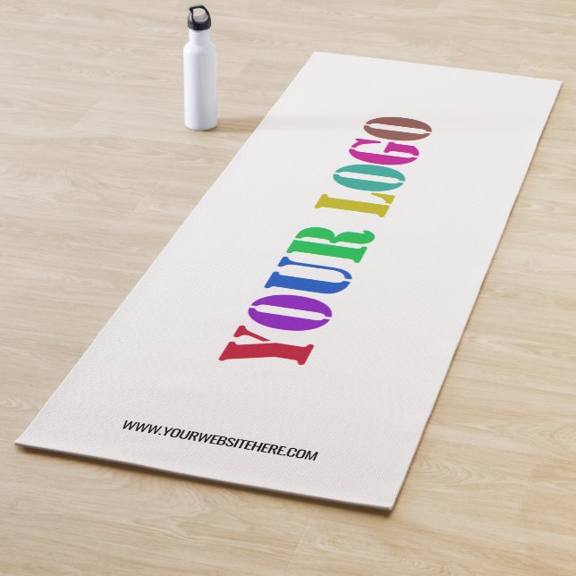 Logo und Text für benutzerdefinierte Unternehmen Y Yogamatte (Beispiel)