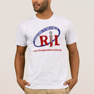 Logo und Zitat der Leben-Umwandlungs-Inc. T-Shirt