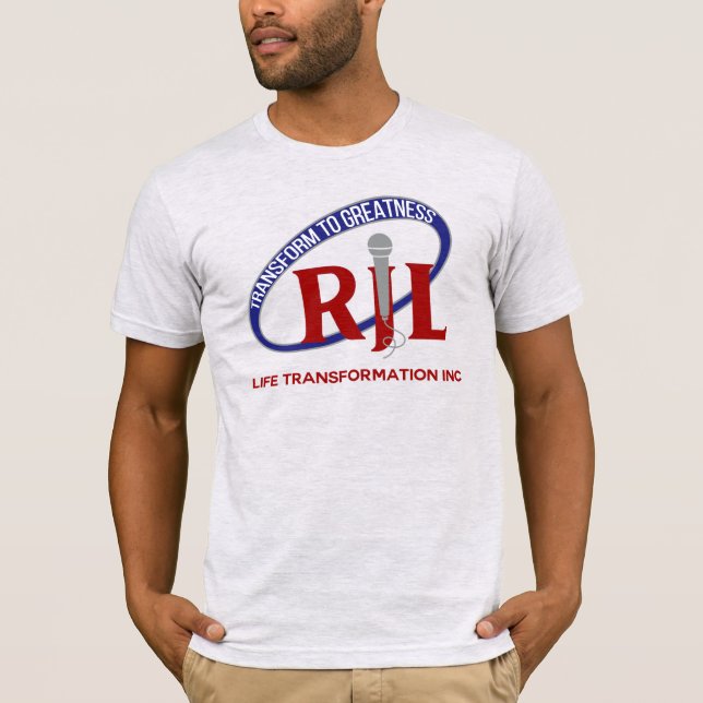 Logo und Zitat der Leben-Umwandlungs-Inc. T-Shirt (Vorderseite)