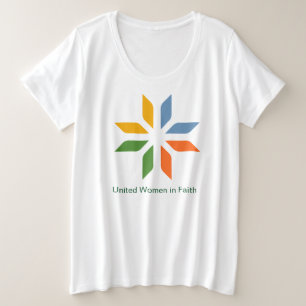 Logo United Women in Faith T-shirt de taille plus