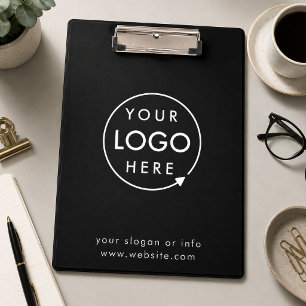 Logo   Unternehmen Minimalistisch Klemmbrett
