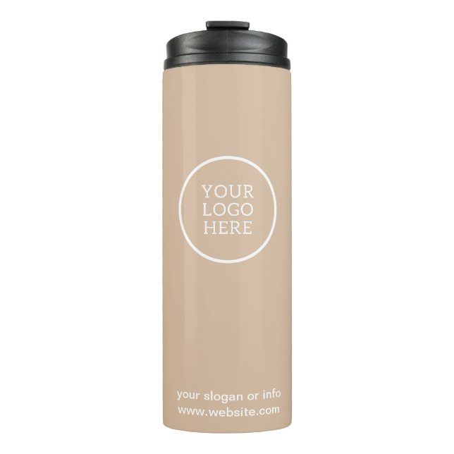 Logo | Unternehmen mit Firmenmarke Thermosbecher (Vorderseite)