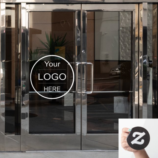 Logo-Upload für Unternehmen: Anpassen Ihres Firmen Fensteraufkleber (Büro Tür)