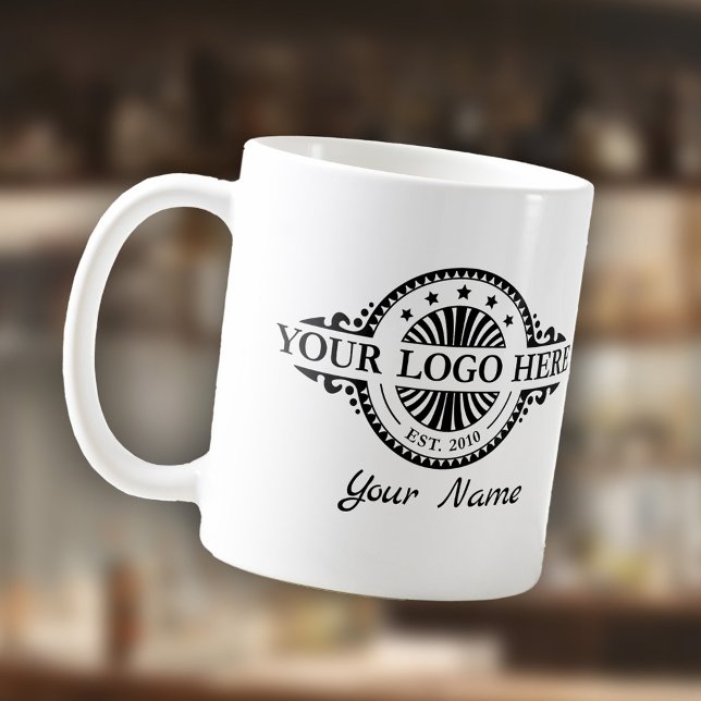 Logo-Upload, Name, kundenspezifisches Geschäft Kaffeetasse (Von Creator hochgeladen)