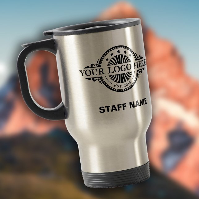 Logo-Upload, Personalname, Beruflich Reisebecher (Von Creator hochgeladen)