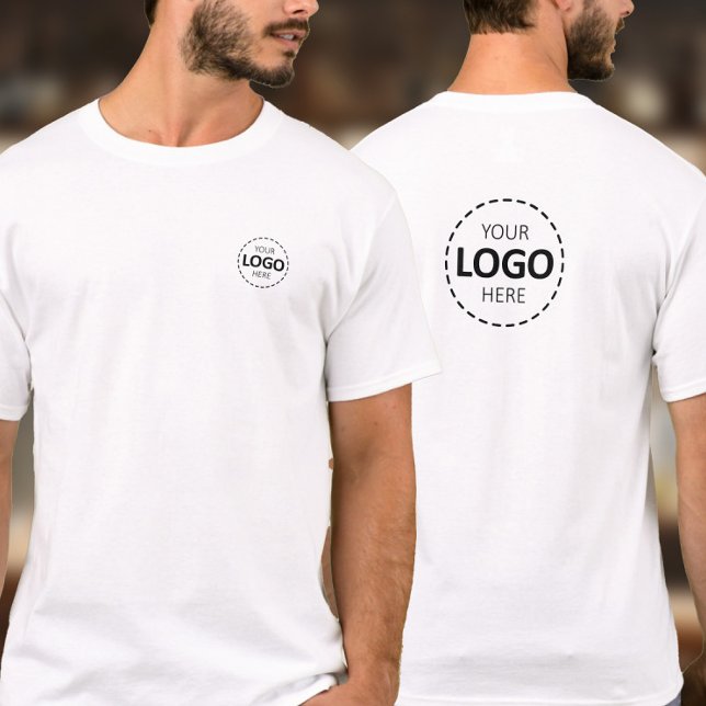 Logo-Upload-Shirt - Mitarbeiter für Front & Back-L T-Shirt (Von Creator hochgeladen)