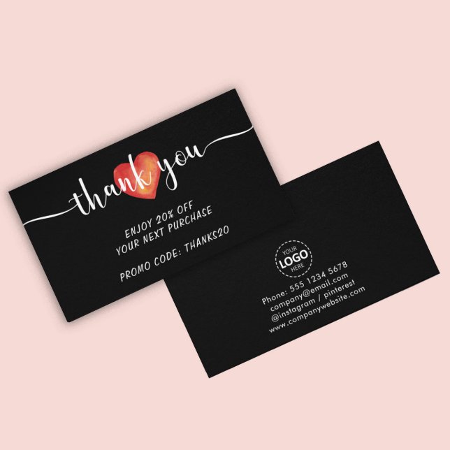 Logo-Upload Vielen Dank, dass Sie die Visitenkarte (Von Creator hochgeladen)