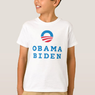 Logo-Vertikale Obama Biden "O" (Farbe) T-Shirt