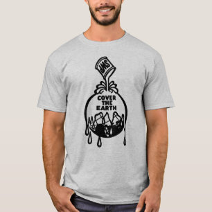 Logo vintage T-shirt "Couvrir la Terre"