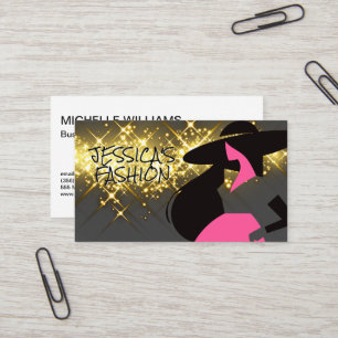 Logo-Visitenkarte für Mode-Modell Visitenkarte