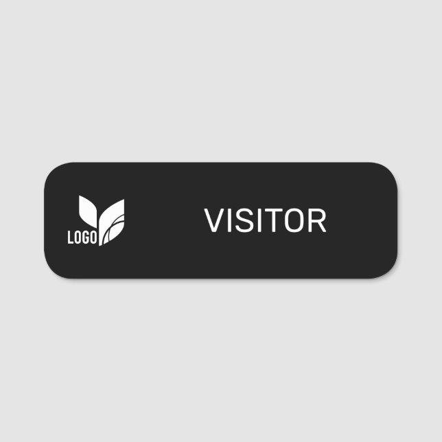 Logo-Visitenkarte Namensschild (Vorderseite)