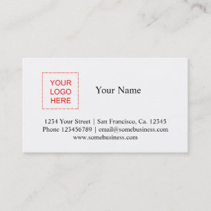 Logo-Visitenkarteschablone   fertigen Visitenkarte