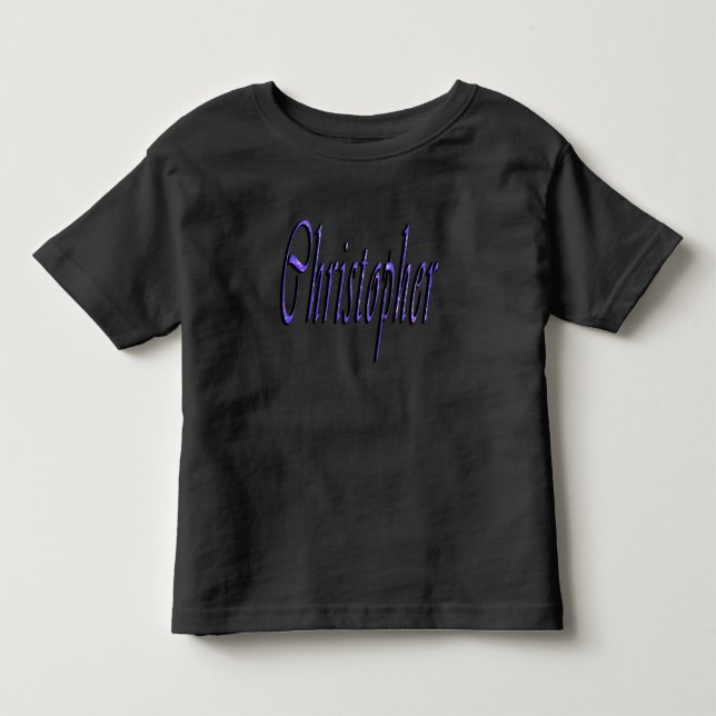Logo von Blue Christopher Name Kleinkind T-shirt (Vorderseite)