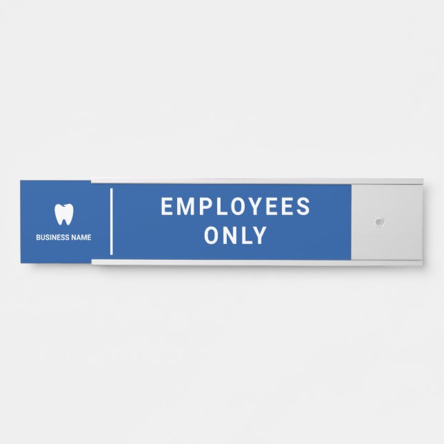 Logo von Business Dentist | Nur moderne Mitarbeite Türschild (Vorderseite )