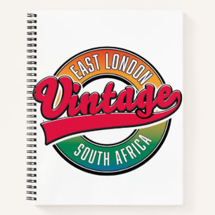 Logo von East London Südafrika Notizbuch