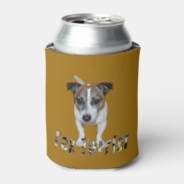 Logo von Fox Terrier und Fox Terrier, Dosenkühler (Kanne Vorderseite)