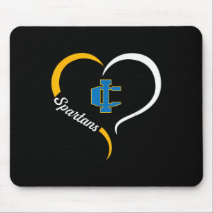 Logo von Imlay City Spartans Halbherz Slogan Hs Mousepad