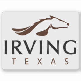 Logo von Irving, Texas, USA Aufkleber