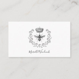 Logo von Königin Bee und Kronenlaurel Visitenkarte