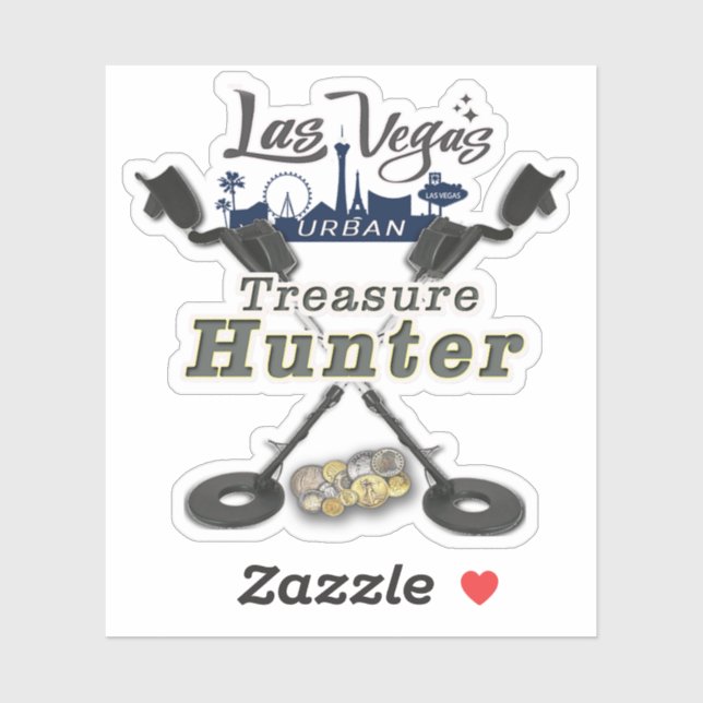 Logo von Las Vegas Urban Treasure Hunter Aufkleber (Blatt)