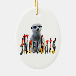 Logo von Meerkat und Meerkats Picture Keramikornament