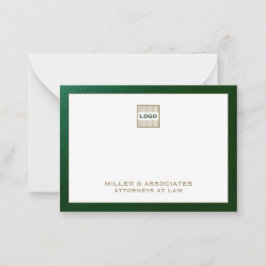 Logo von personalisiert Luxury Company Mitteilungskarte