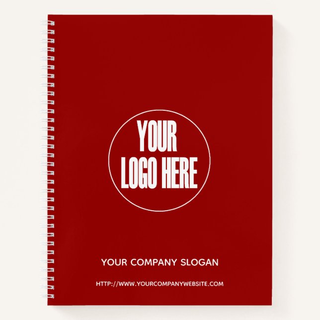 Logo von Red Custom Company | Personalisieren Notizbuch (Vorderseite)