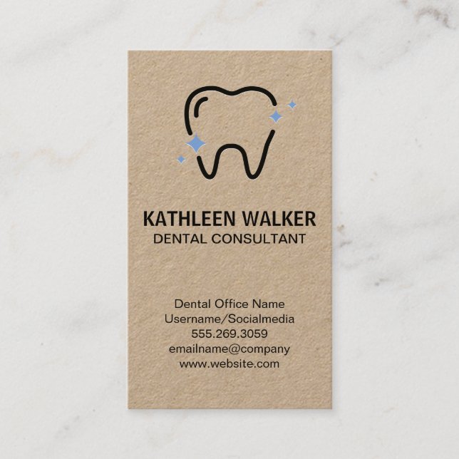Logo von Sparkle Tooth | Zahnwerkzeuge Visitenkarte (Vorderseite)