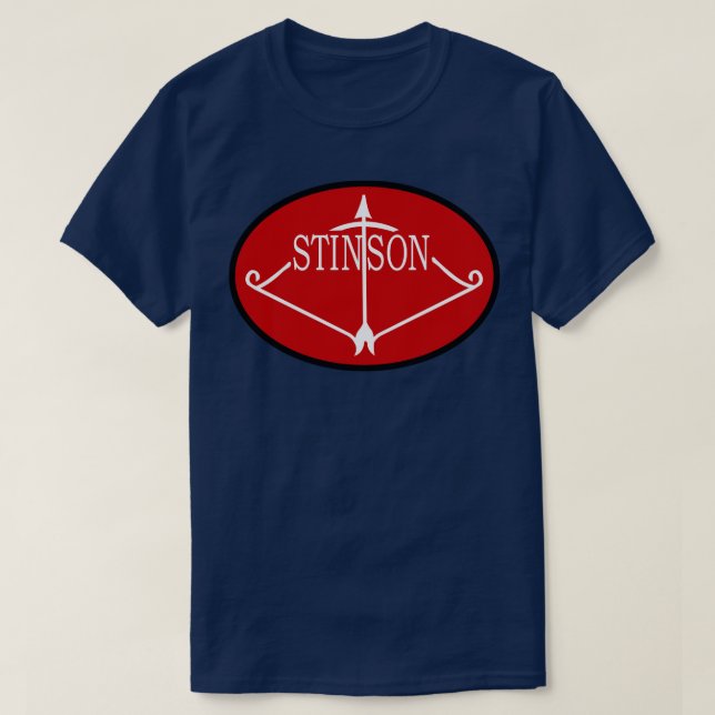 Logo von Stinson Aircraft Company T-Shirt (Design vorne)