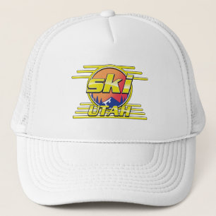 Logo von Utah Ski 1980 Truckerkappe