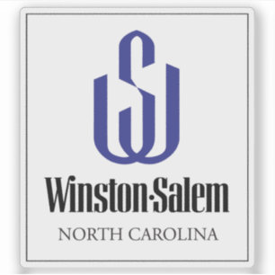 Logo von Winston-Salem, North Carolina, USA Aufkleber