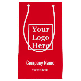 Logo-Vorlage für Red & White Company Kleine Geschenktüte