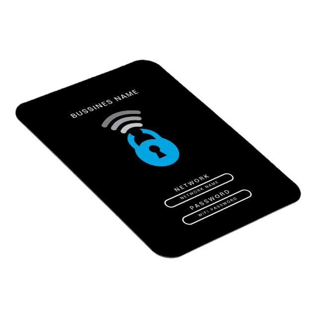Logo-Vorlage für WiFi-Schlüssel Magnet (Rechte Seite)