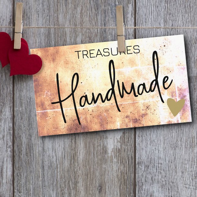 Logo-Vorlage Handgefertigte Handwerkskunst Regenbo Visitenkarte (Von Creator hochgeladen)